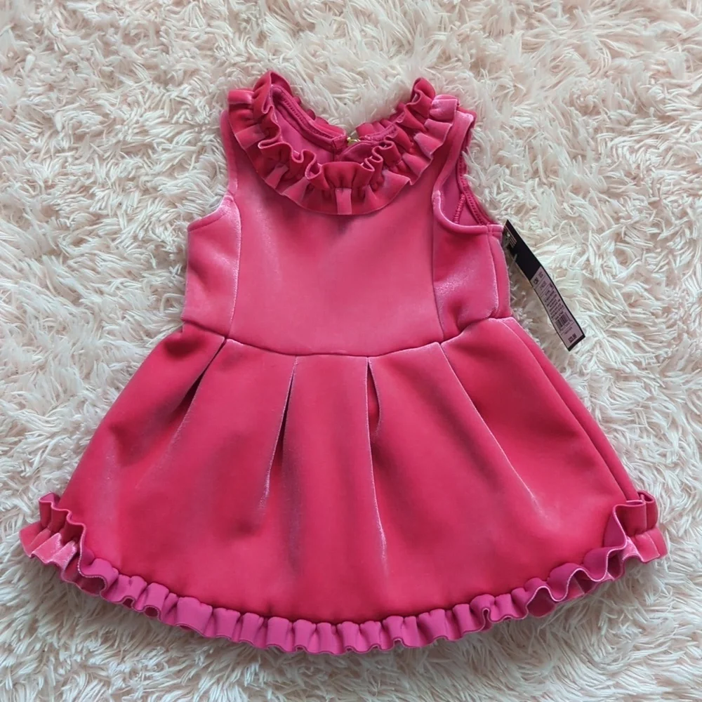 OshKosh B'gosh Pink Ruffled Formal Dress